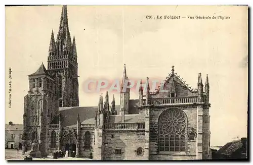 Cartes postales Le Folgoet Vne Generale de l eglise