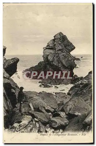 Cartes postales Tregastel Primel Rocher de l empereur romain