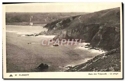 Cartes postales Plogoff Baie des Trepasses La plage