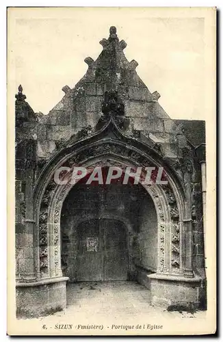 Cartes postales Sizun Portique de l Eglise