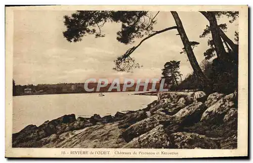 Cartes postales Riviere de Lodet Chateaux de Perennou et Kerouzien