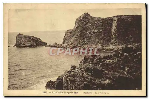 Cartes postales Roscanvel Quelern Rochers La Fraternite