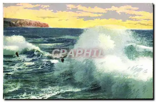 Cartes postales Effet de vagues