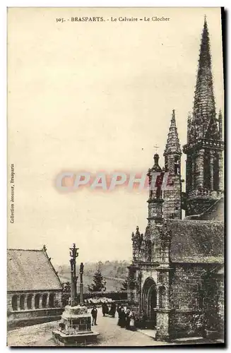 Cartes postales Brasparts Le Calvaire Le Clocher