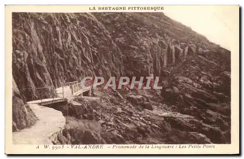 Cartes postales Val Andre Promenade de la Lingouare Les petits ponts