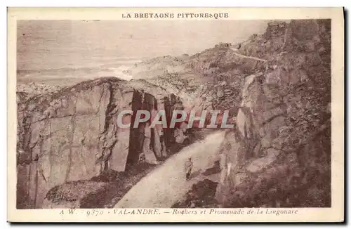 Cartes postales Val Andre Rochers et Promenade de la Lingonare