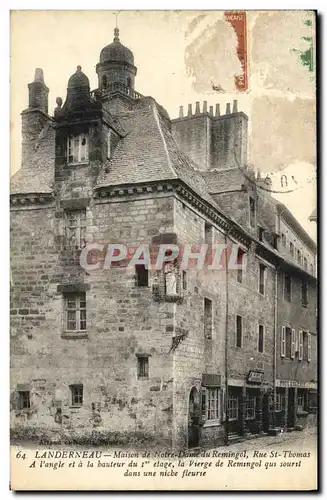 Cartes postales Landerneau Maison de Notre Dame du Remingol