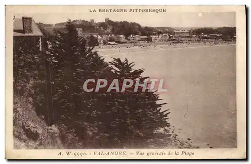 Cartes postales Val Andre Vue Generale de la Plage