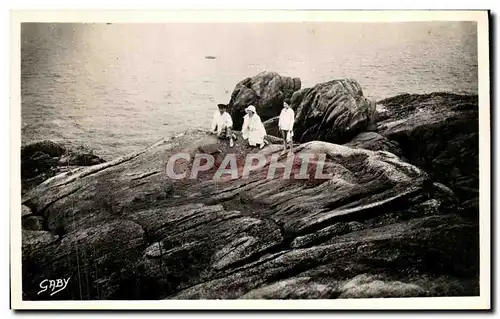 Ansichtskarte AK Saint Guenole Penmarch La Roche des Victimes