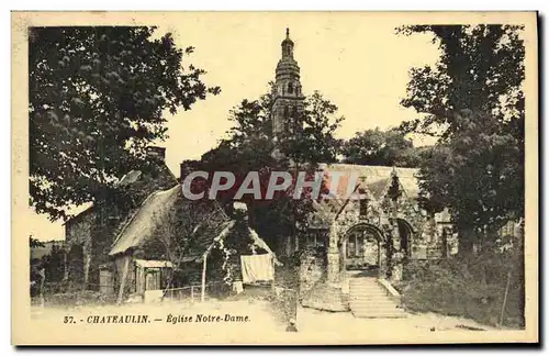 Ansichtskarte AK Chateaulin Eglise Notre Dame