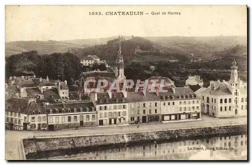 Ansichtskarte AK Chateaulin Qual de Nantes