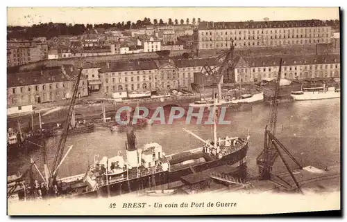 Cartes postales Camaret Un coin du Port de Guerre Bateaux