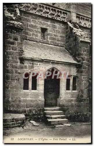 Cartes postales Locronan L Eglise Petit Portail