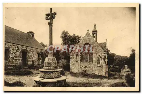 Cartes postales Locronan Chapelle de Bonne Nouvelle et son Calvaire