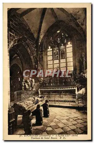 Cartes postales Locronan L Eglise Tombeau de Saint Ronan