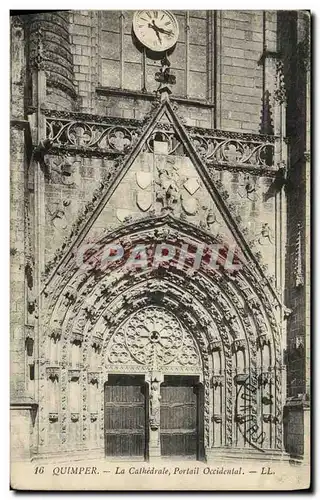 Cartes postales Quimper Interieur de la Cathedrale