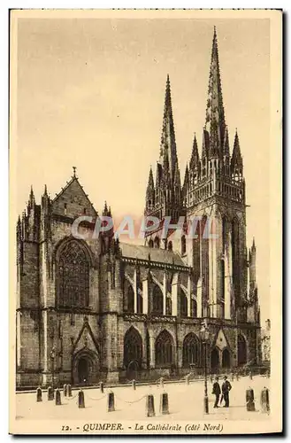 Cartes postales Quimper La Cathedrale