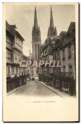 Cartes postales Quimper La rue Kereon