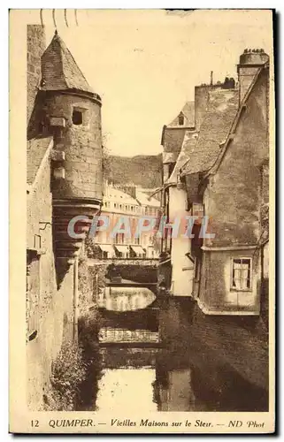 Cartes postales Quimper Vieilles Maisons sur la Steir