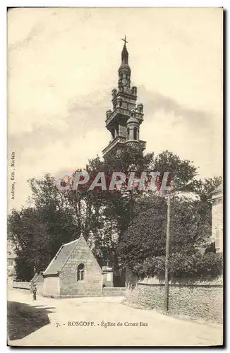 Ansichtskarte AK Roscoff Eglise de Croaz Baz