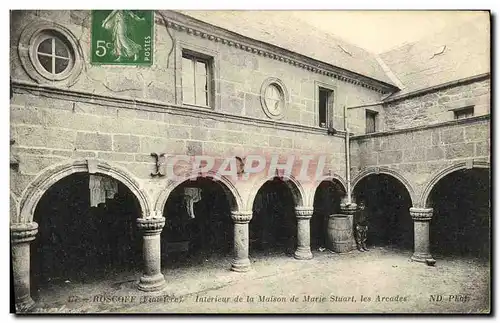 Cartes postales Roscoff Interieur de la Maison de Marie Stuart les Arcades