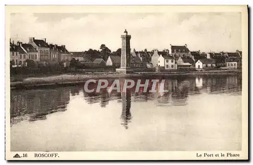 Cartes postales Roscoff Le Port et le Phare