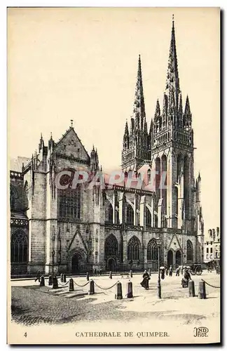 Cartes postales Cathedrale De Quimper