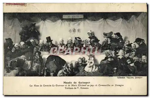 Ansichtskarte AK Quimper Les noces de Corentin le Guerveur et de Marie Kerinvel au pays de Cornouailles en Bretag