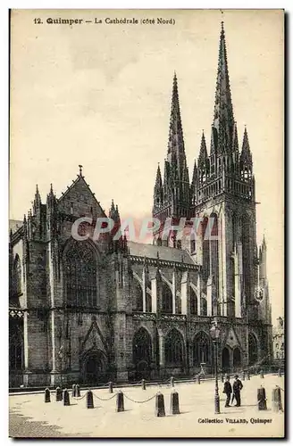 Cartes postales Quimper La Cathedrale