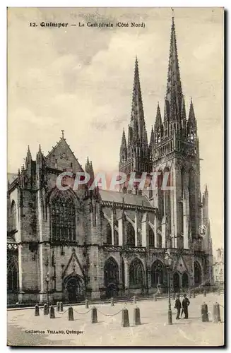 Cartes postales Quimper La Cathedrale