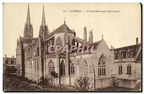 Cartes postales Quimper La Cathedrale