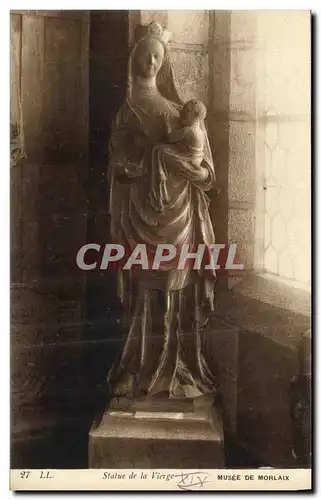 Cartes postales Morlaix Statue de la Vierge Musee