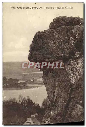 Cartes postales Plougastel Daoulas Rochers Curieux du Passage