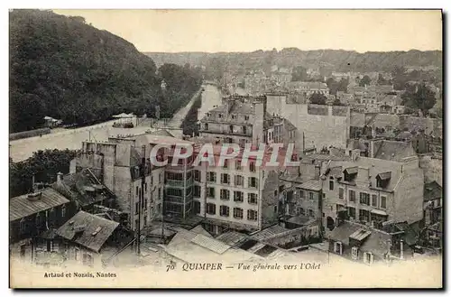 Ansichtskarte AK Quimper Vue generale vers l Odet