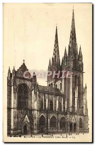 Cartes postales Quimper La Cathedrale