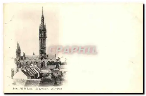 Cartes postales Saint Pol de Leon Le Creisker