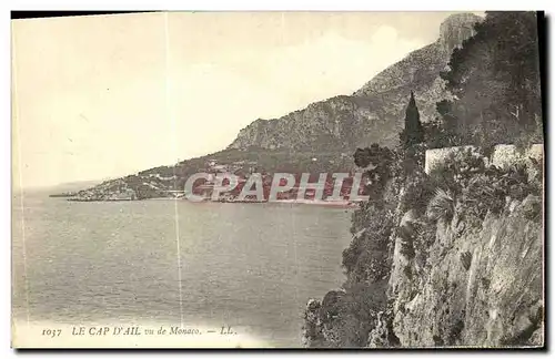 Cartes postales Cap D Ail Vu de Monaco