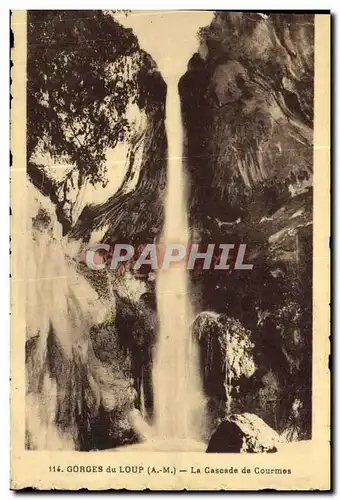 Ansichtskarte AK Gorges Du Loup La Cascade de Courmes