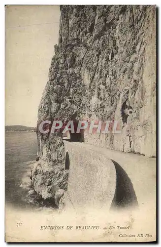 Cartes postales Environs De Beaulieu Un Tunnel