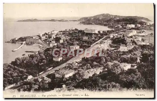 Cartes postales Beaulieu Sur Mer Vue Generale