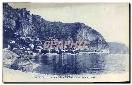 Ansichtskarte AK Beaulieu Sur Mer La Pelite Afrique vue Prise du port