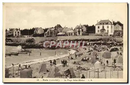 Cartes postales Batz Loire La Plage SAint Michel