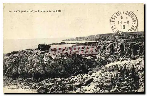 Cartes postales Batz Rochers de la cote