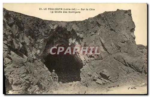 Cartes postales Le Pouliguen Sur la Cote La grotte des korrigans