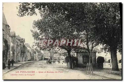 Cartes postales Le Pouliguen Quai et bureau du port