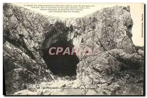 Cartes postales Le Pouliguen Grotte des Korrigans