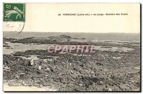 Cartes postales Pornichet Au Large Rochers des Evens