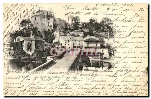 Cartes postales Clisson Les Ruines du Chateau