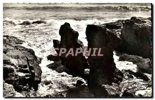 Ansichtskarte AK Prefailles Rochers sur la Pointe Saint Gildas