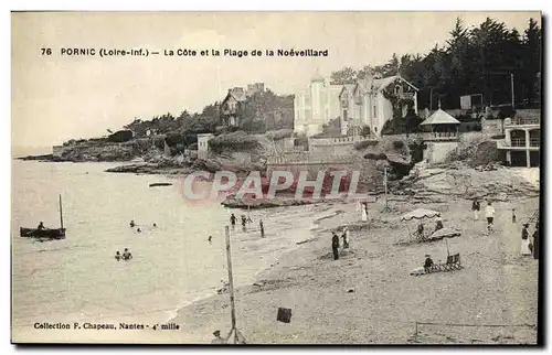 Ansichtskarte AK Pornic La Cote et la Plage de la Noevellard